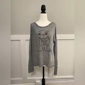 Aeropostale “Pug-Life” Long-Sleeve